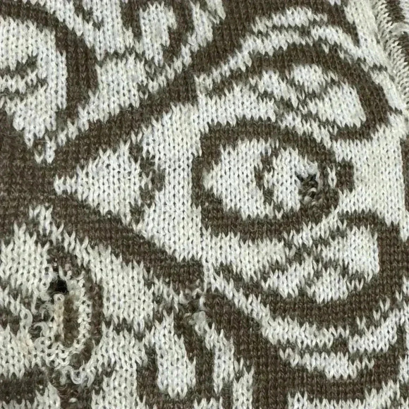 Peruvian Link Alpaca Collection Women Med Brown Jauja Full Zip Cardigan Sweater - Picture 4 of 8